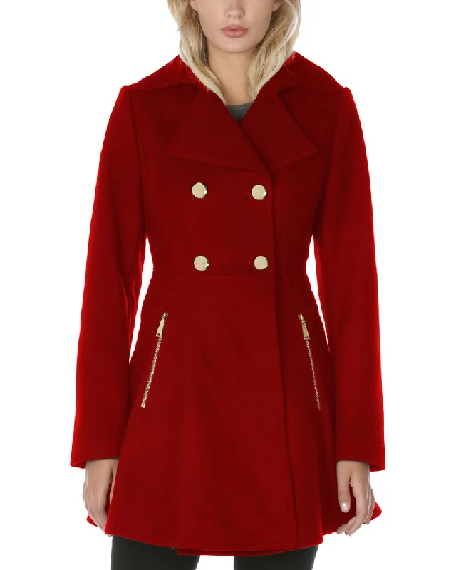 Steals and Deals Laundry by Shelli Segal Medium Wool-Blend Coat