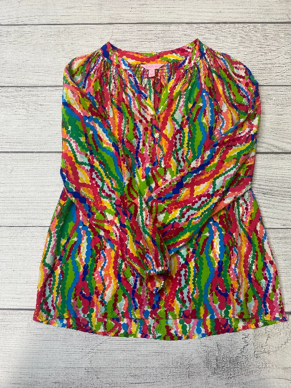 Deep Discounts Multi-colored Top Long Sleeve Lilly Pulitzer, Size Xs