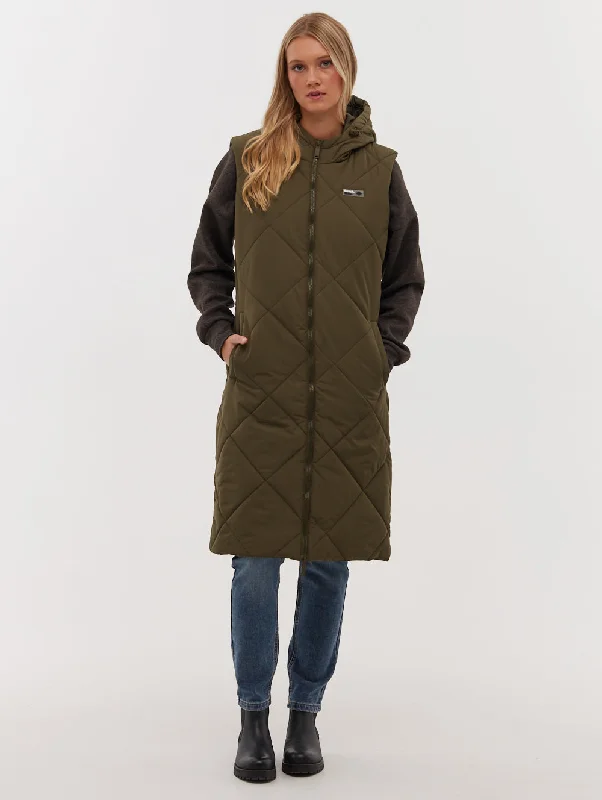 Limited Edition Nakiyah Quilted Maxi Vest