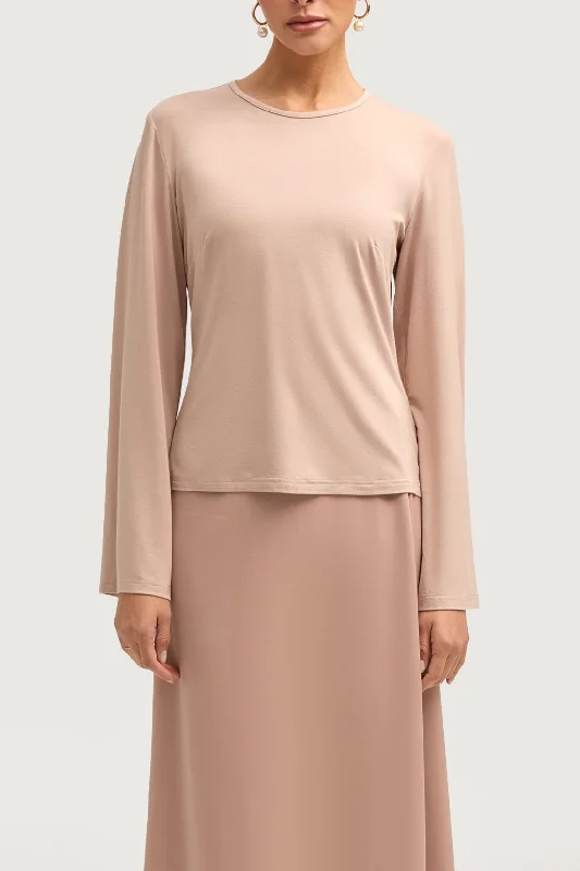 Early Bird Discount Niya Jersey Top - Mink