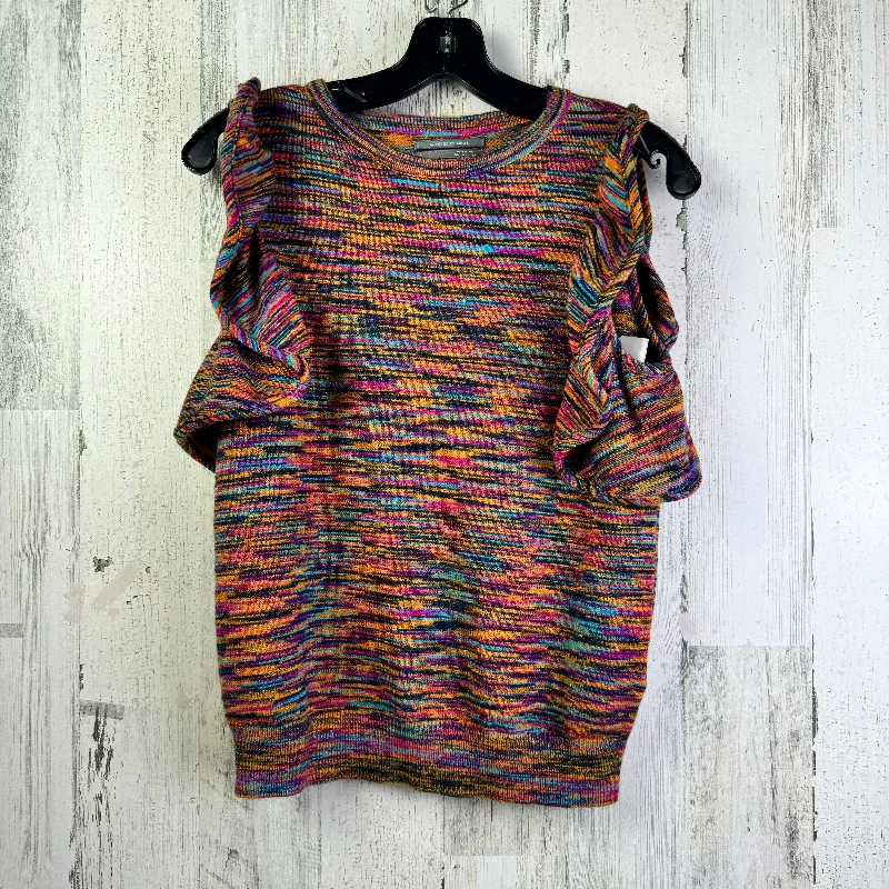 Huge Discounts Orange & Pink Vest Sweater Anthropologie, Size S