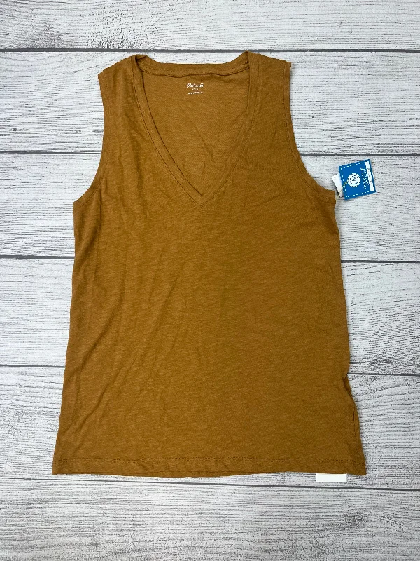 Seasonal Sale Orange Top Sleeveless Madewell, Size S