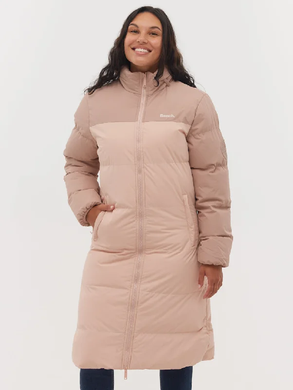 Members Only Phyllis Two-Tone Long Parka