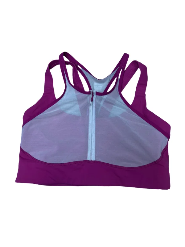 Final Clearance Pink Athletic Bra Lululemon, Size L