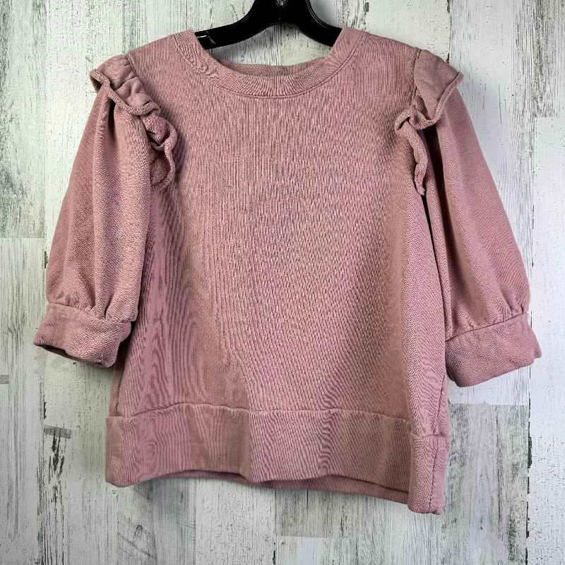 Deal of the Day Pink Top Short Sleeve Ann Taylor, Size M