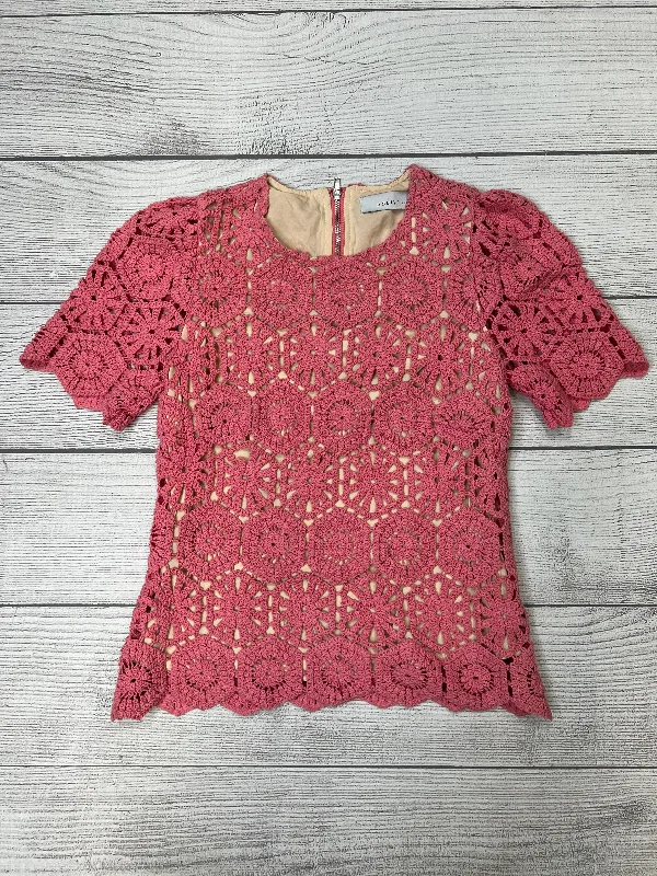 Special Price Pink Top Short Sleeve Adeline Rae, Size Xs