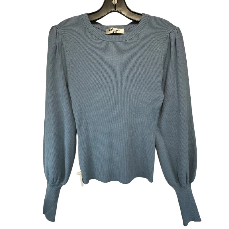 Early Access Ribbed Puff Sleeve Top By Falling Love Size: L