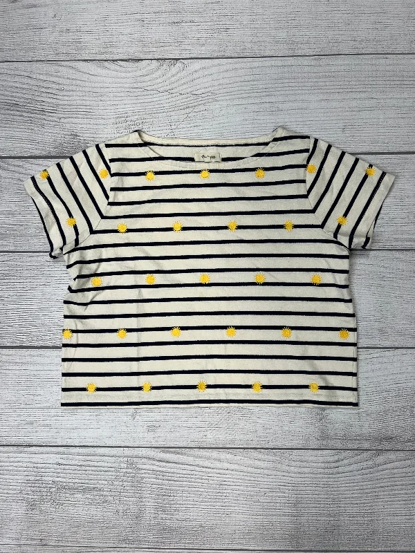 Bargain Prices Striped Top Short Sleeve Madewell, Size Xs