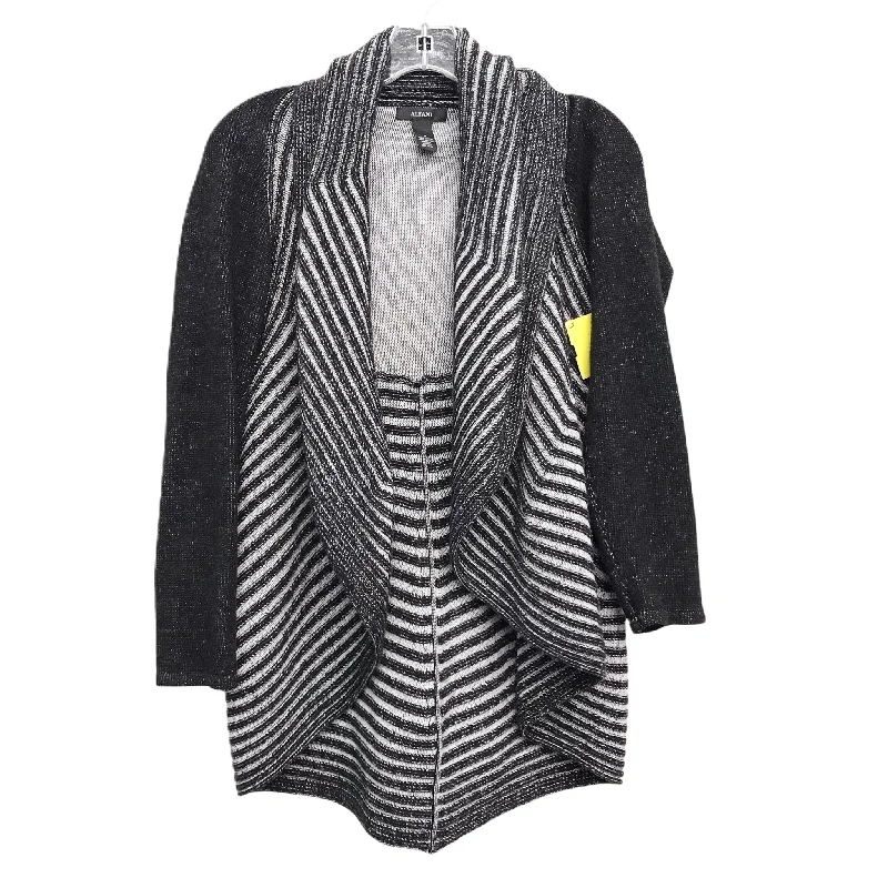 TIME-Limited Offer Sweater By Alfani In Black & Grey, Size: M