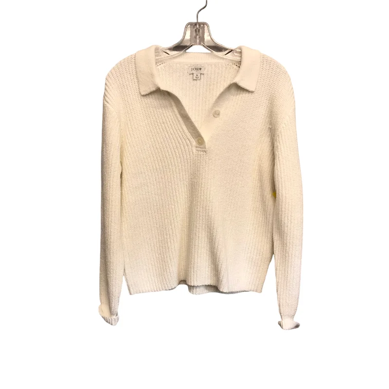 Deal Mania Sweater By J. Crew In White, Size:S