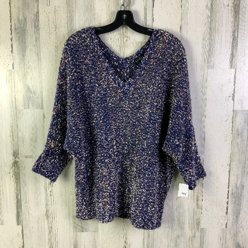 Weekend Special Sweater By Jessica Simpson In Blue, Size: 1x