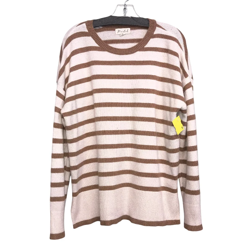 Super Sale Sweater By Marled In Striped Pattern, Size:L
