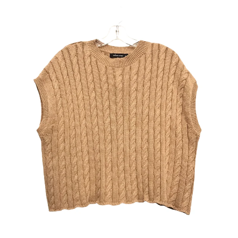 New Arrival Sweater By Olivaceous In Brown, Size: M
