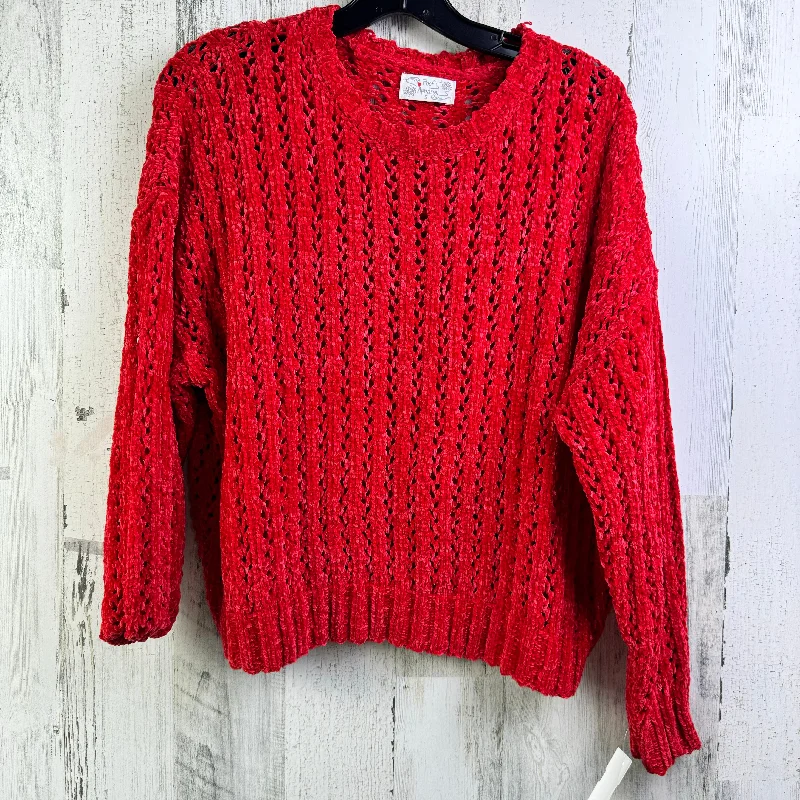 Deal Dash Sweater By Poof In Red, Size: S