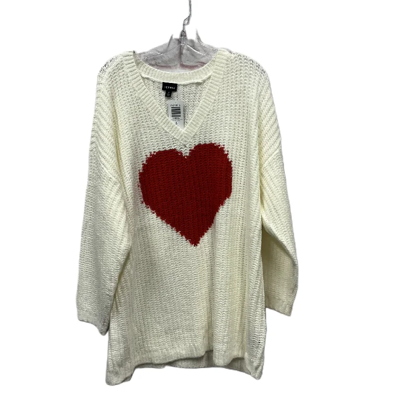 Price Meltdown Sweater By Torrid In Ivory, Size: 3x