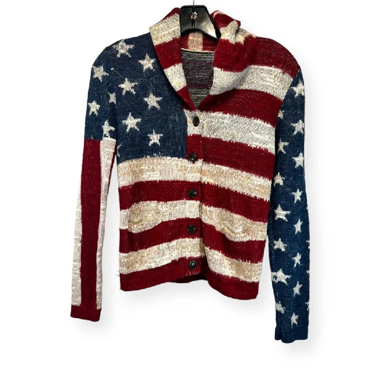 Super Deal Sweater Cardigan By Flag Cardi  Size: Xs