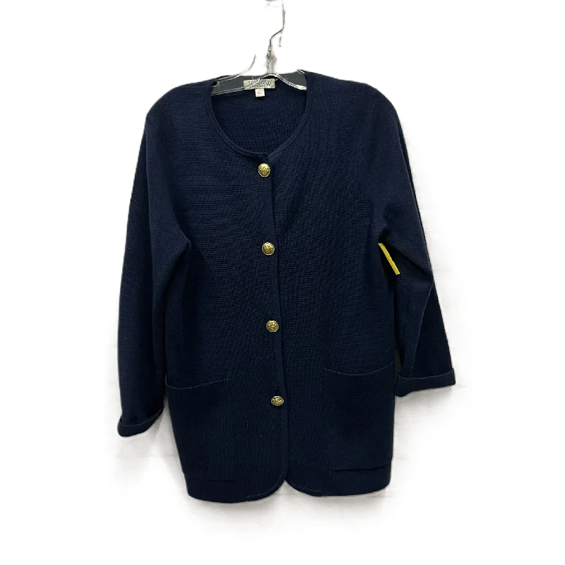Midnight Sale Sweater Cardigan By J. Crew In Blue, Size: S