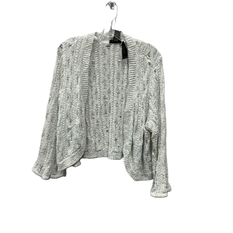 Deep Discounts Sweater Cardigan By Lane Bryant In White, Size: 2x