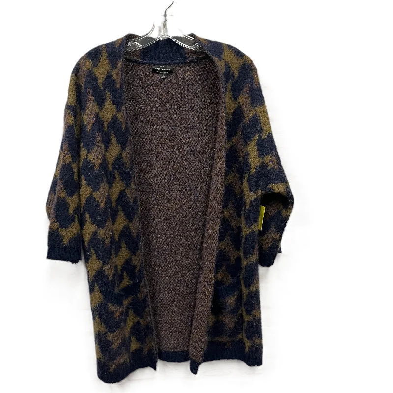 The Best Prices Sweater Cardigan By Lucky Brand In Blue & Brown, Size: S