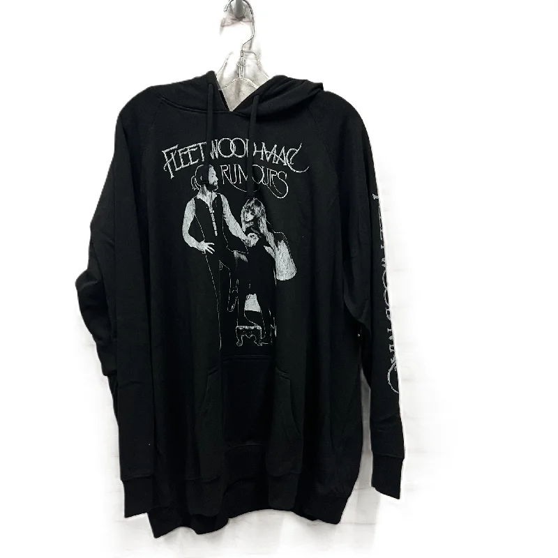 Buy Now Sweatshirt Hoodie By Torrid In Black, Size: 3x