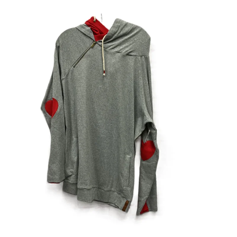 Deal Dash Sweatshirt Hoodie In Grey, Size: 3x