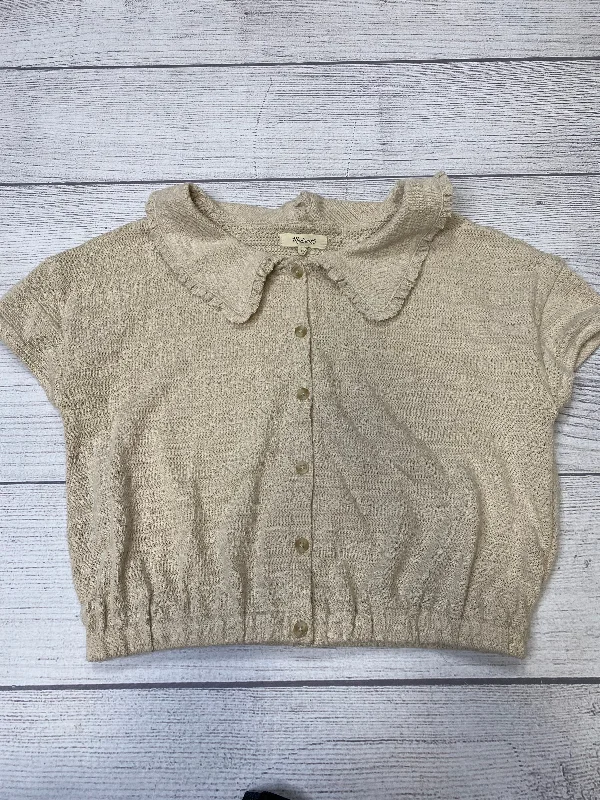 Special Discount Tan Top Short Sleeve Madewell, Size Xs