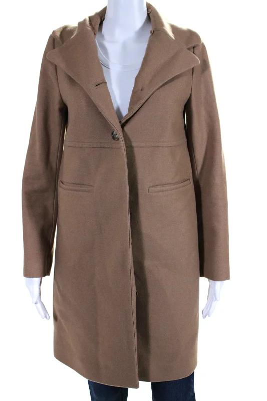 Today's Special Tara Jarmon Womens Camel Coat Brown