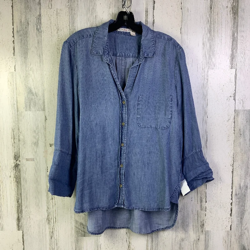 Price Drop Top 3/4 Sleeve By Chelsea And Violet In Blue, Size: M
