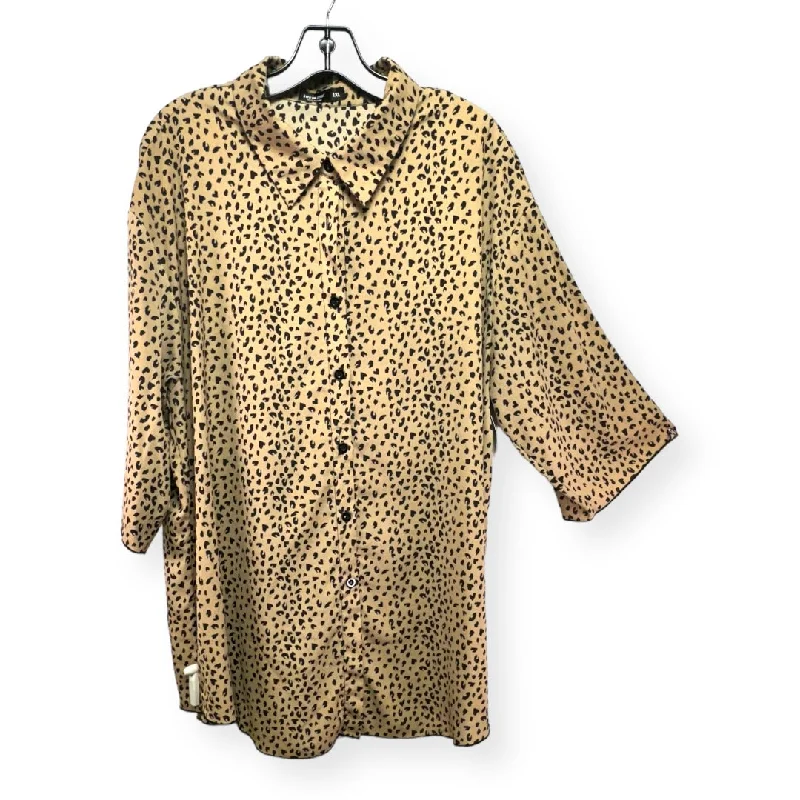 Act Fast Top 3/4 Sleeve By Shein  Size: 1x