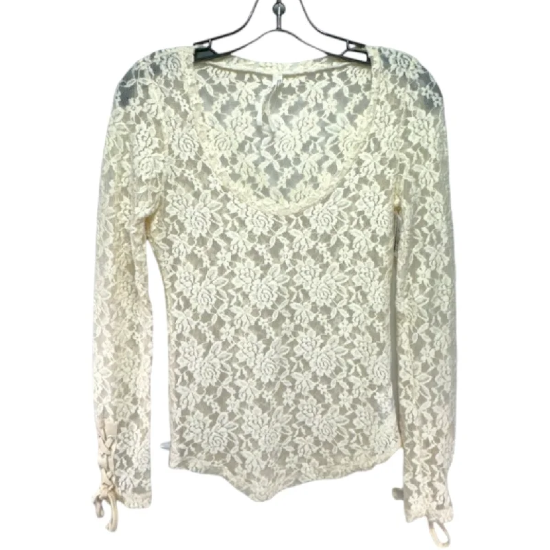 Price Break Lace Scoop Neck Top By Anthropologie  Size: XS
