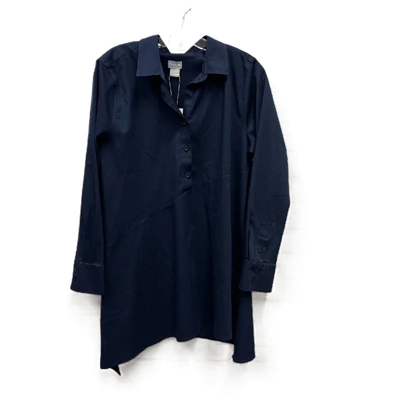Special Savings Top Long Sleeve By Chicos In Navy, Size: L