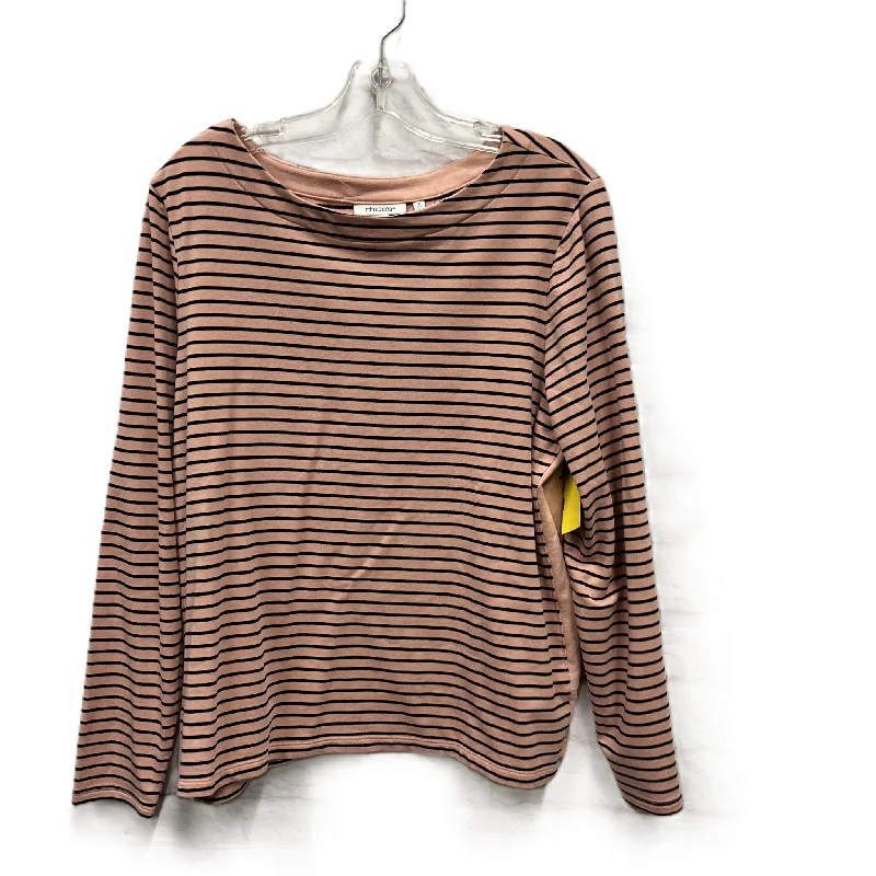 New Markdowns Top Long Sleeve By Chicos In Pink, Size: L