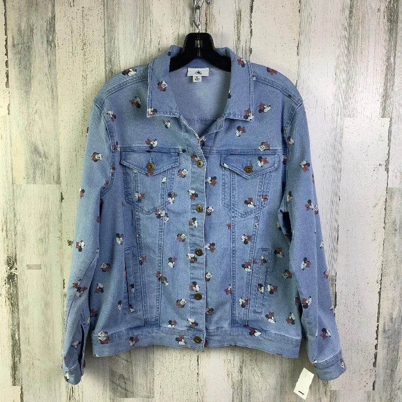 Markdowns Top Long Sleeve By Eddie Bauer In Blue, Size: M