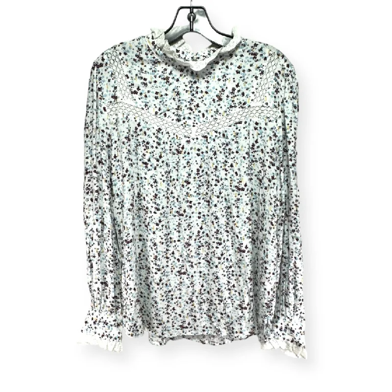 Season Finale Sale Top Long Sleeve By Loft O  Size: M