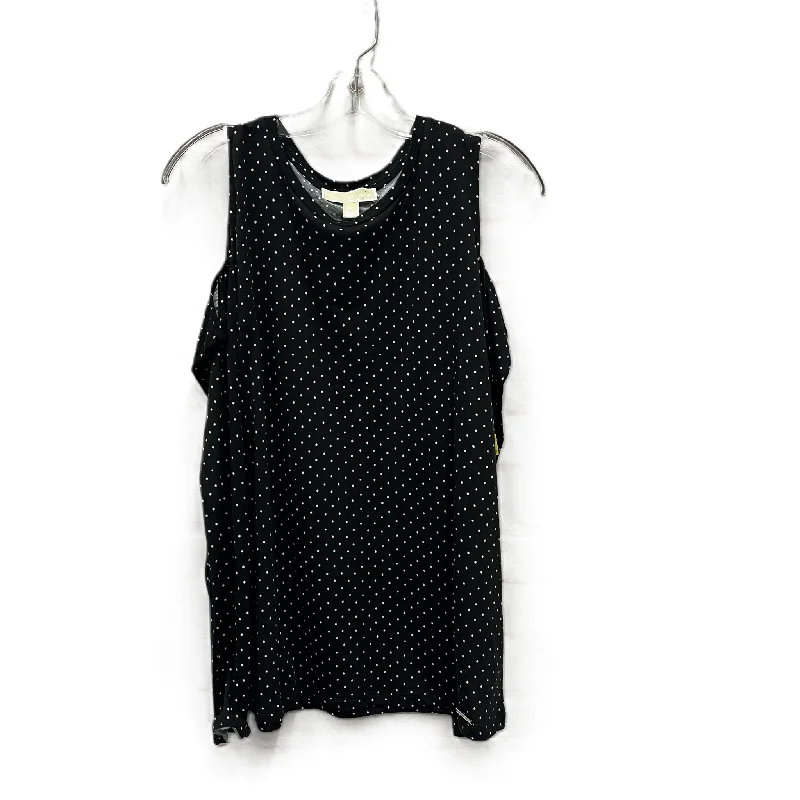 Hot Deal Top Long Sleeve By Michael By Michael Kors In Black, Size: Xl