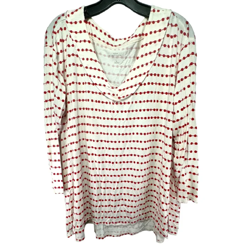 Closeout Sale Top Long Sleeve By New Directions  Size: L