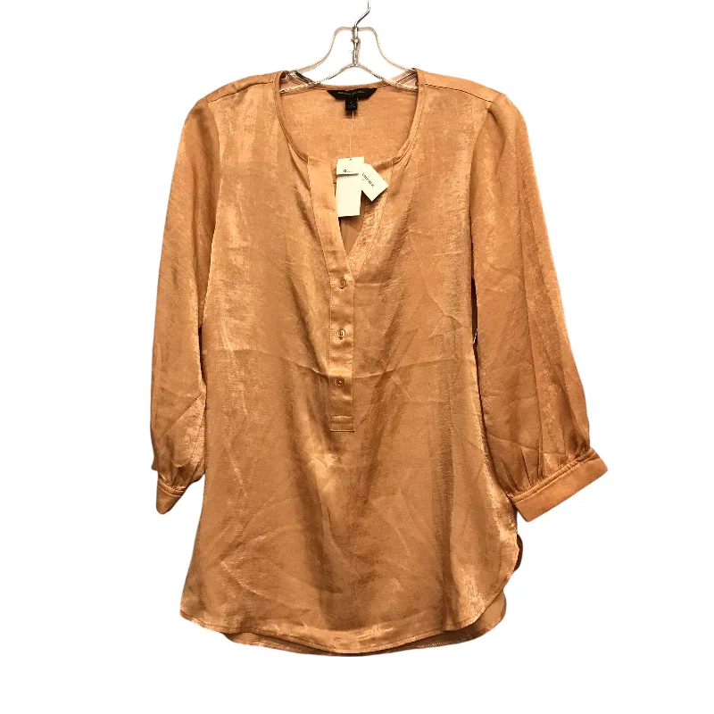 Closeout Sale Top Ls By Banana Republic In Copper, Size:S