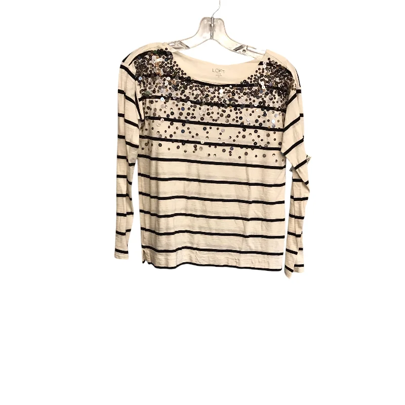 Big Discounts Top Ls By Loft In Striped Pattern, Size:S