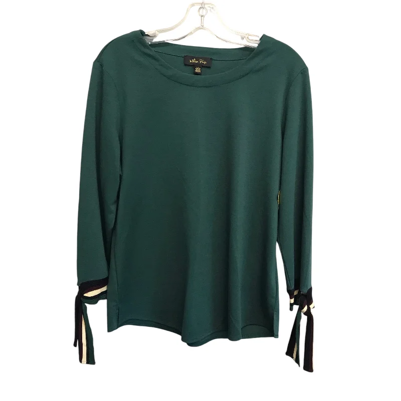 Special Price Top Ls By Melissa Paige In Green, Size:L