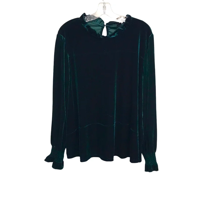 Act Now Top Ls By Shein In Green, Size:4X