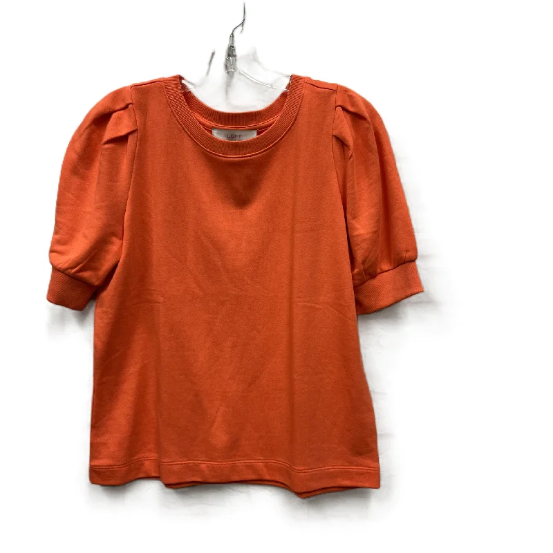 Price Blitz Top Short Sleeve By Loft In Orange, Size: M