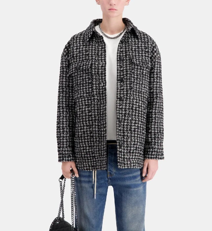 Act Fast Tweed Overshirt Jacket