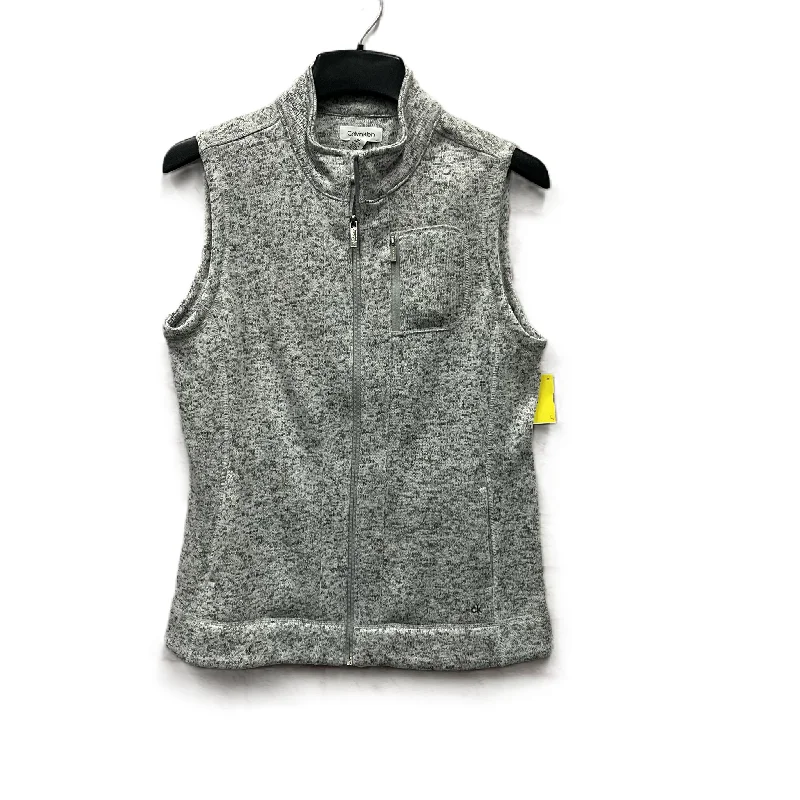 Limited Quantity Vest Other By Calvin Klein In Grey, Size: Sp