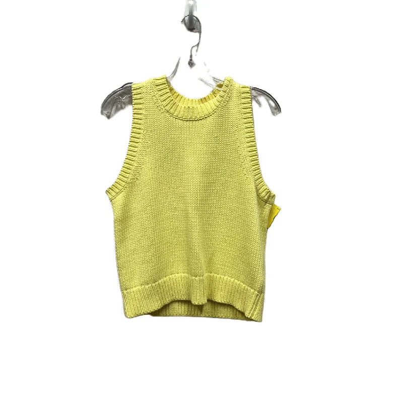 Instant Savings Vest Sweater By Vineyard Vines In Yellow, Size: M