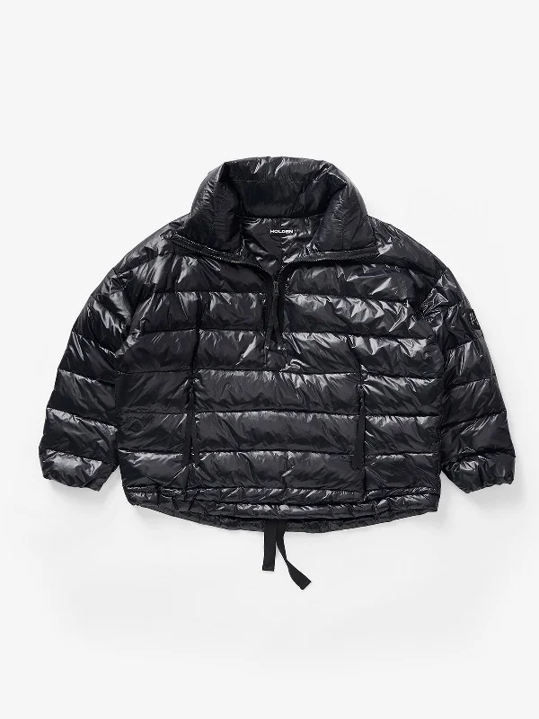 Price Reduction W DOWN HALF ZIP - Black