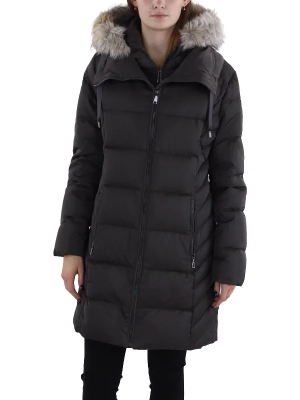 Clearance Items Womens Faux Fur Parka Puffer Jacket