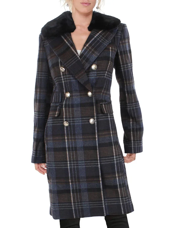 Epic Deals Womens Midi Double Breasted Walker Coat
