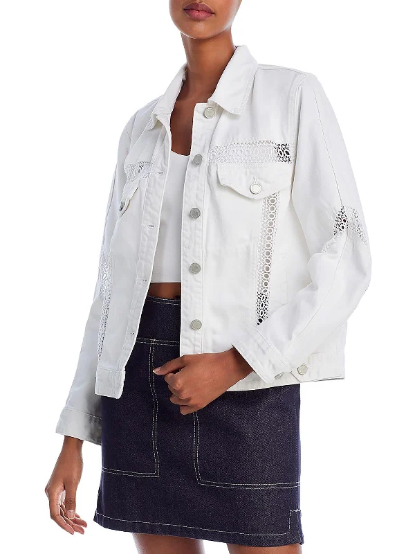 Instant Discount Womens Open Stitch Denim Denim Jacket