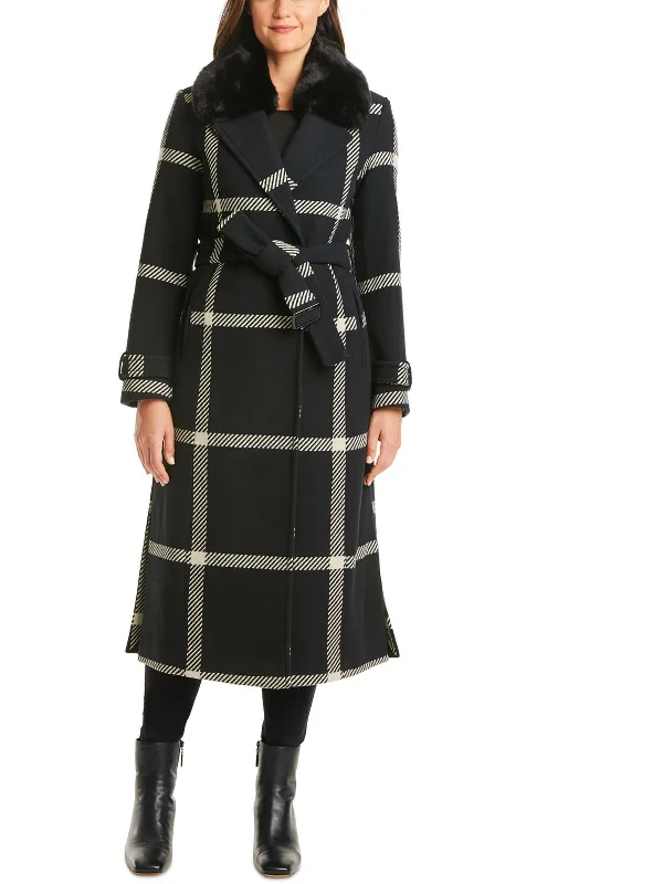 Crazy Savings Womens Wool Blend Long Wrap Coat