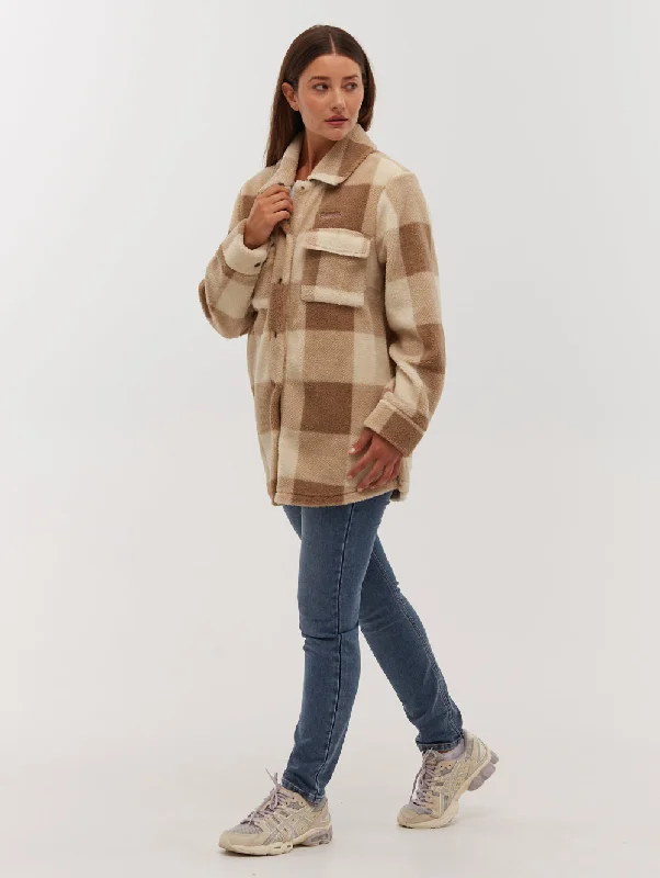 Special Savings Yelina Oversized Sherpa Overshirt